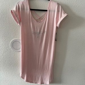 NWT Bebe T Shirt Sleep Top M